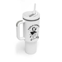 Toodaloo Cuntaroos Tumbler With Handle Funny Roller Girl Sarcastic