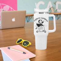 Toodaloo Cuntaroos Tumbler With Handle Funny Roller Girl Sarcastic