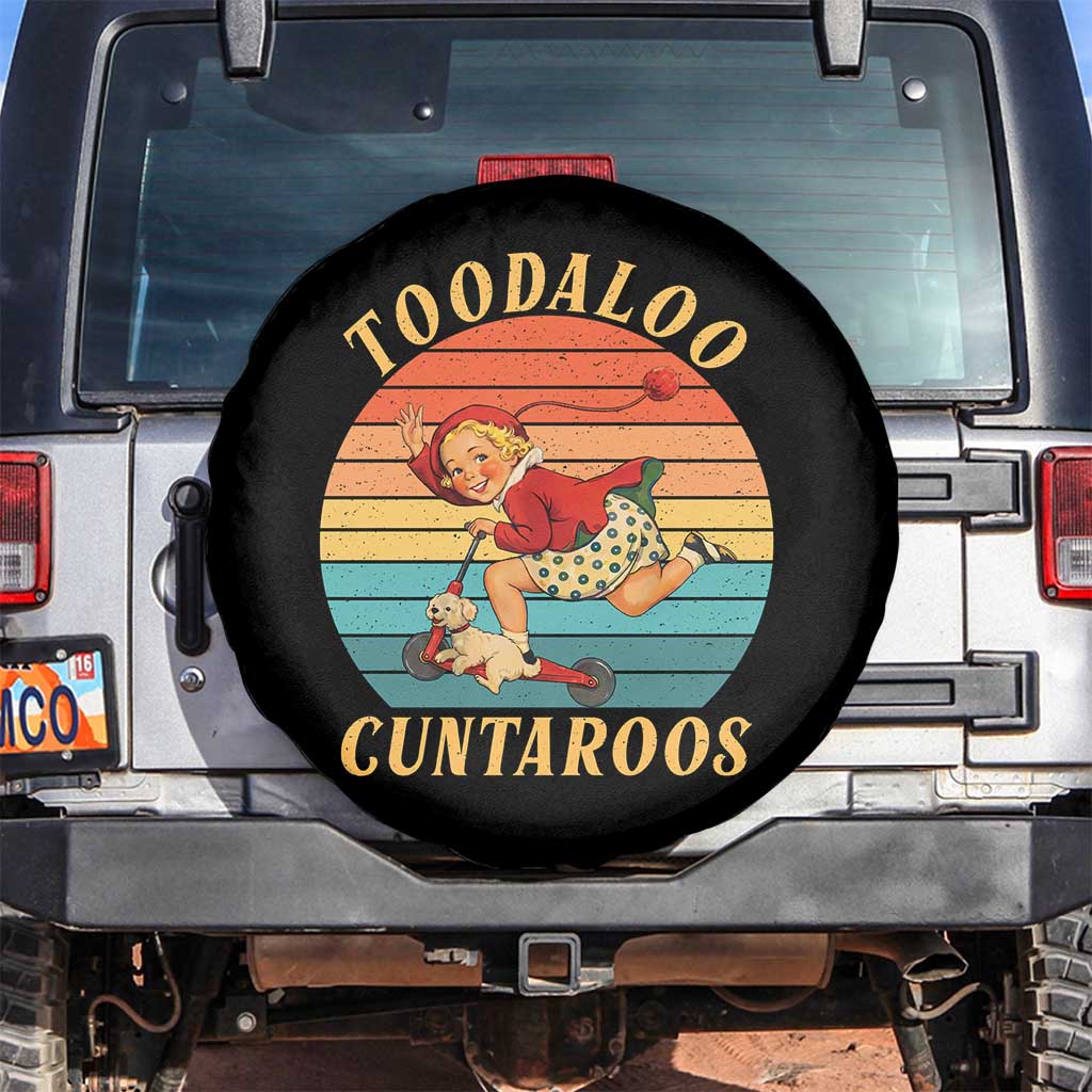 Toodaloo Cuntaroos Spare Tire Cover Funny Sarcastic Goodbye Humor
