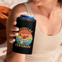 Toodaloo Cuntaroos 4 in 1 Can Cooler Tumbler Funny Sarcastic Goodbye Humor