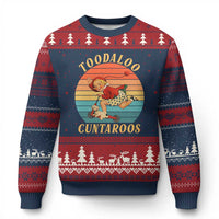 Toodaloo Cuntaroos Ugly Christmas Sweater Funny Sarcastic Goodbye Humor
