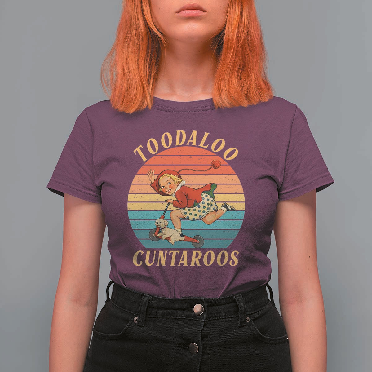 Toodaloo Cuntaroos T Shirt For Women Funny Sarcastic Goodbye Humor