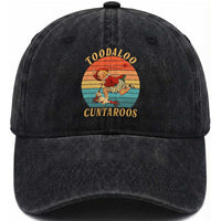 Toodaloo Cuntaroos Washed Cotton Baseball Cap Funny Sarcastic Goodbye Humor