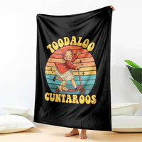 Toodaloo Cuntaroos Throw Blanket Funny Roller Sassy Girl Sarcastic Humor