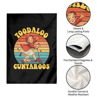 Toodaloo Cuntaroos Garden Flag Funny Roller Sassy Girl Sarcastic Humor