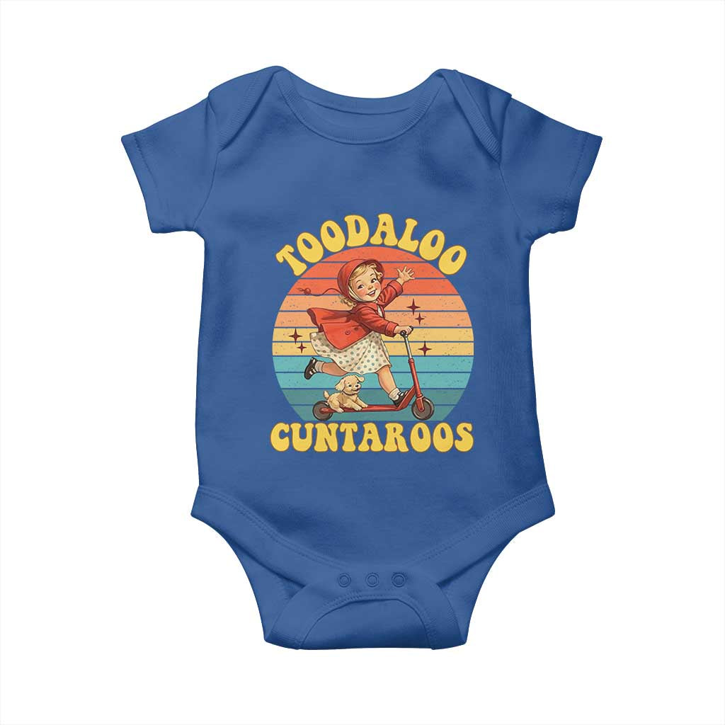 Toodaloo Cuntaroos Baby Onesie Funny Roller Sassy Girl Sarcastic Humor