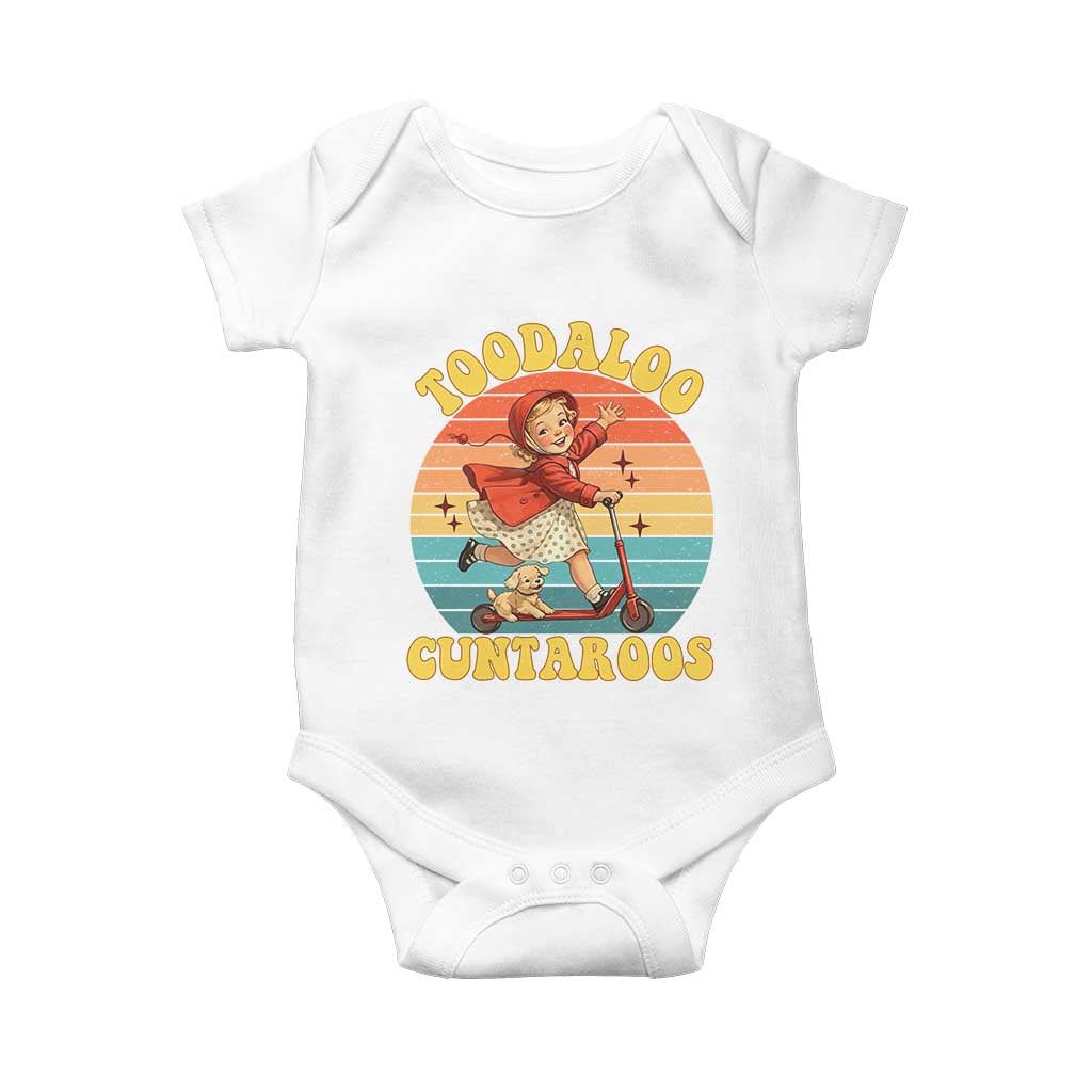 Toodaloo Cuntaroos Baby Onesie Funny Roller Sassy Girl Sarcastic Humor