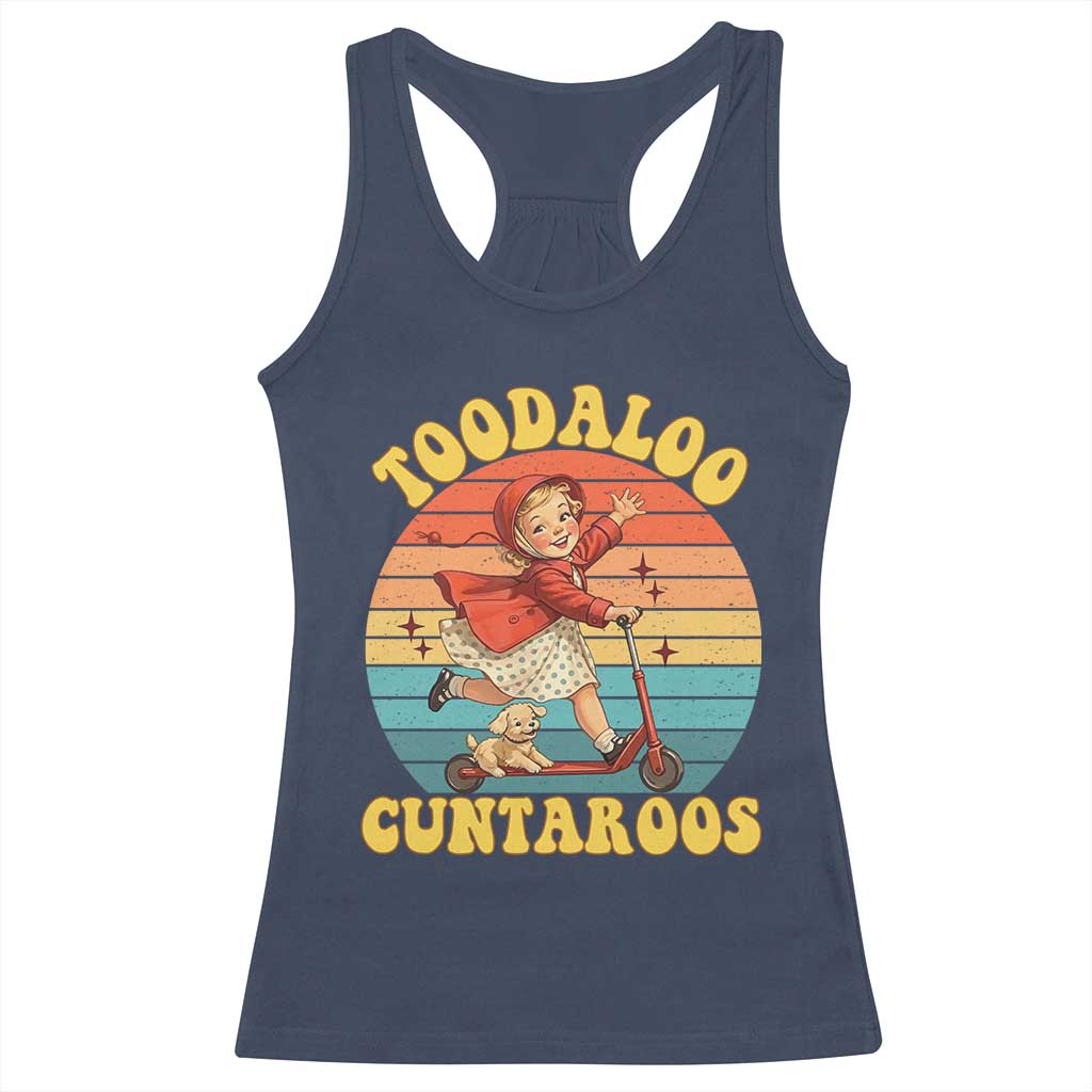 Toodaloo Cuntaroos Racerback Tank Top Funny Roller Sassy Girl Sarcastic Humor