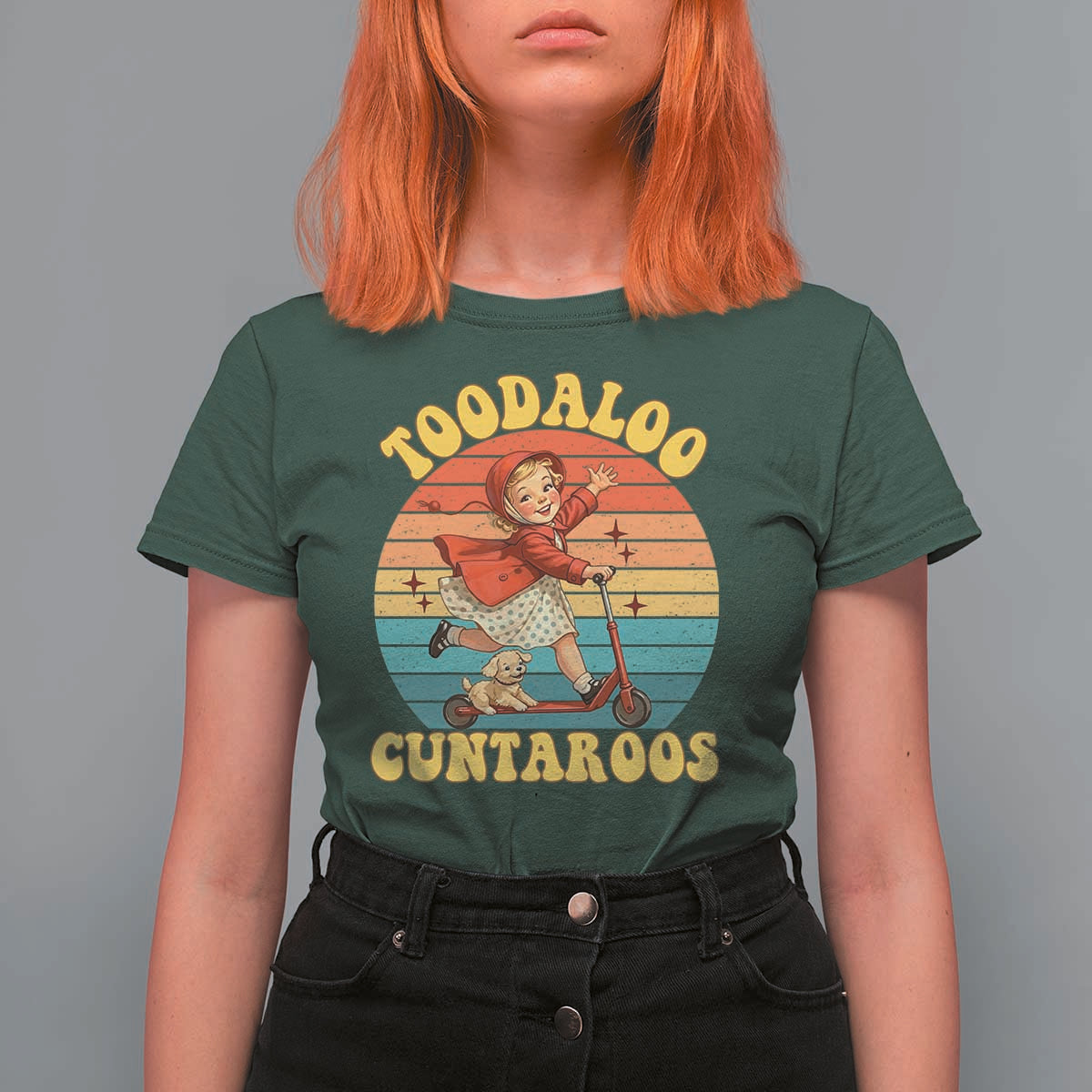 Toodaloo Cuntaroos T Shirt For Women Funny Roller Sassy Girl Sarcastic Humor