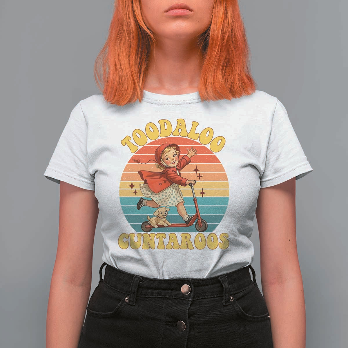 Toodaloo Cuntaroos T Shirt For Women Funny Roller Sassy Girl Sarcastic Humor