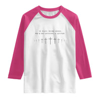 If Paul were Here We'd Be Getting A Letter Raglan Shirt Funny Christian Humor