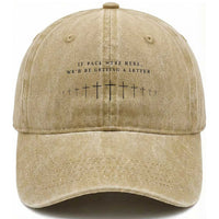 If Paul were Here We'd Be Getting A Letter Washed Cotton Baseball Cap Funny Christian Humor