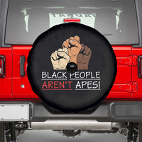 Black People Aren't Apes Spare Tire Cover Anti-Racist Statement