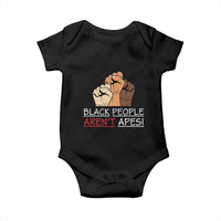 Black People Aren't Apes Baby Onesie Anti-Racist Statement