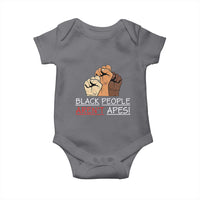 Black People Aren't Apes Baby Onesie Anti-Racist Statement