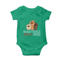 Black People Aren't Apes Baby Onesie Anti-Racist Statement