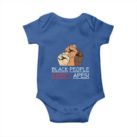 Black People Aren't Apes Baby Onesie Anti-Racist Statement