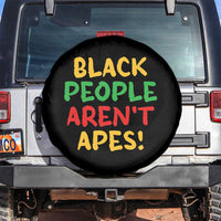 Black People Aren't Apes Spare Tire Cover Anti Racist Protest