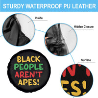 Black People Aren't Apes Spare Tire Cover Anti Racist Protest