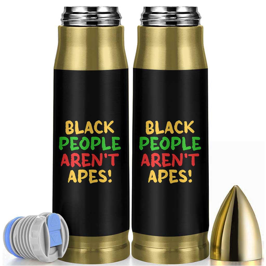 Black People Aren't Apes Bullet Tumbler Anti Racist Protest