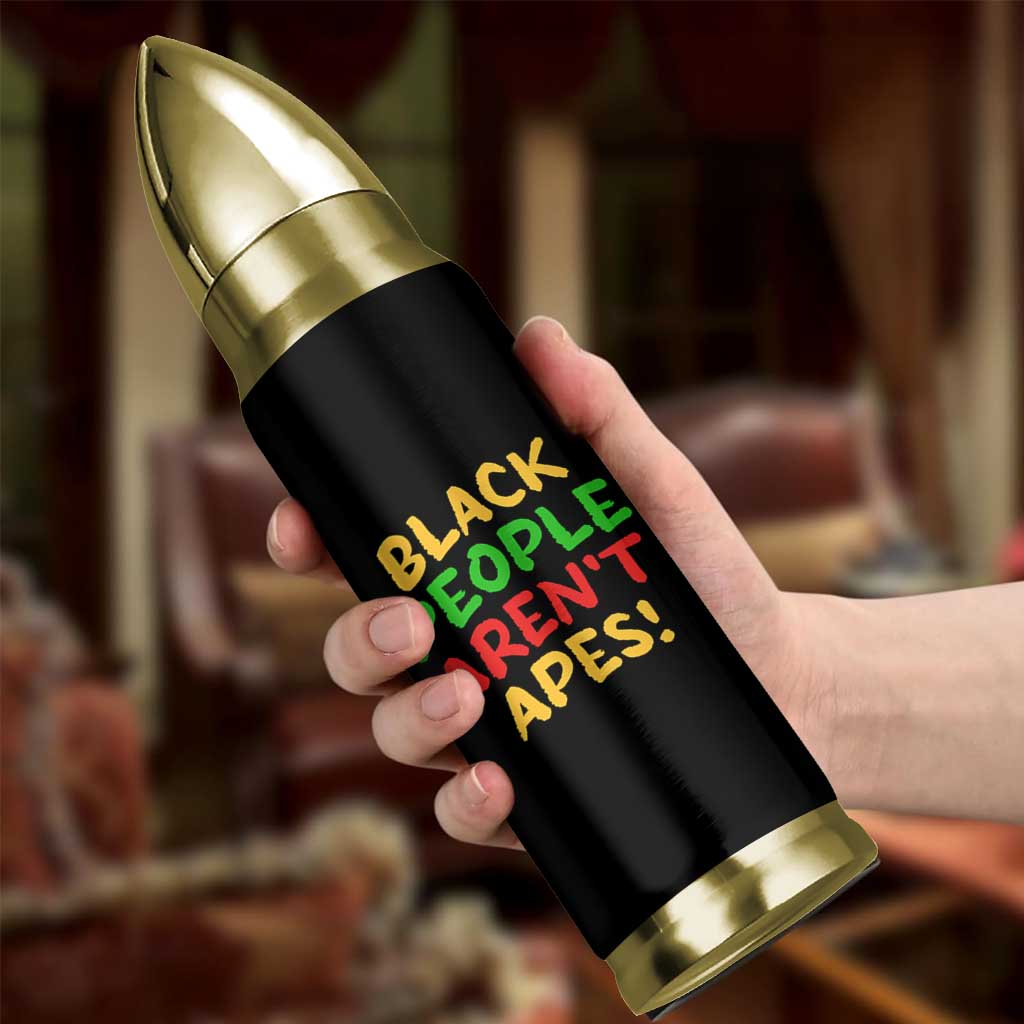 Black People Aren't Apes Bullet Tumbler Anti Racist Protest