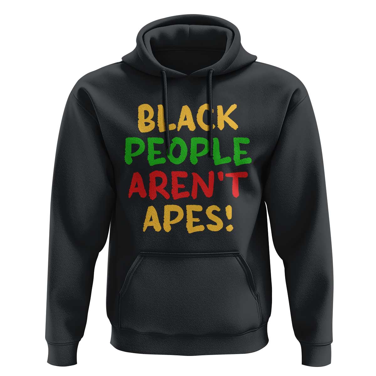Black People Aren't Apes Hoodie Anti Racist Protest