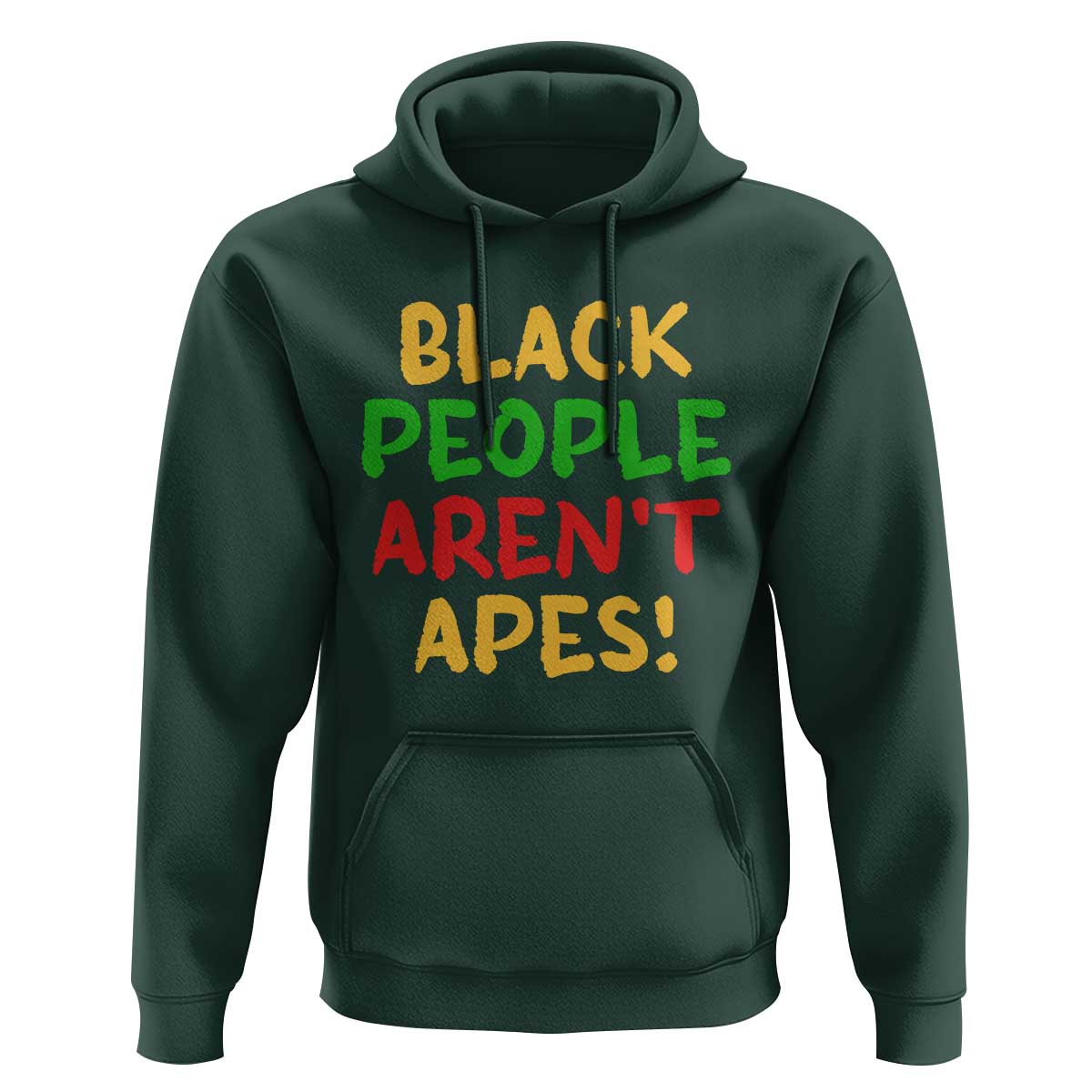 Black People Aren't Apes Hoodie Anti Racist Protest