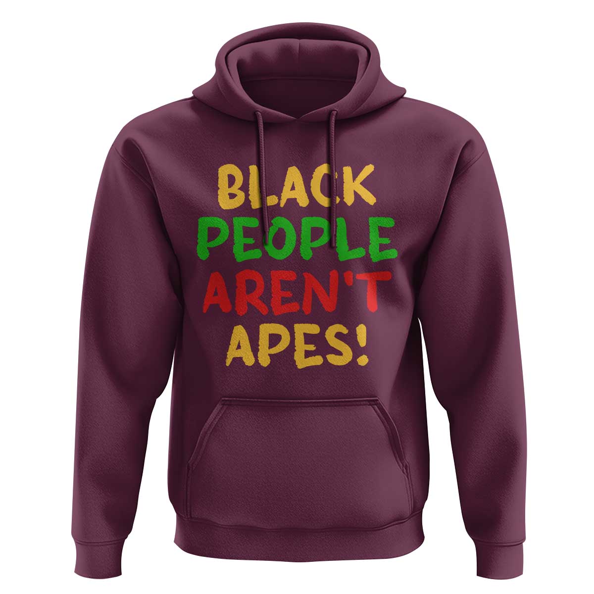 Black People Aren't Apes Hoodie Anti Racist Protest