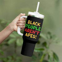 Black People Aren't Apes Tumbler With Handle Anti Racist Protest