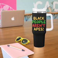 Black People Aren't Apes Tumbler With Handle Anti Racist Protest