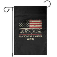 Black People Aren't Apes Garden Flag We The People Anti Racist Protest