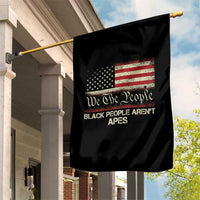 Black People Aren't Apes Garden Flag We The People Anti Racist Protest