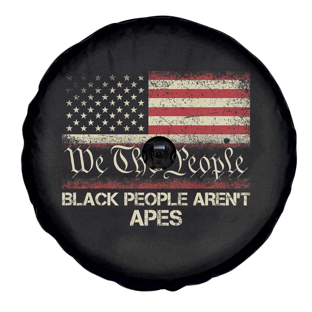 Black People Aren't Apes Spare Tire Cover We The People Anti Racist Protest