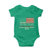 Black People Aren't Apes Baby Onesie We The People Anti Racist Protest