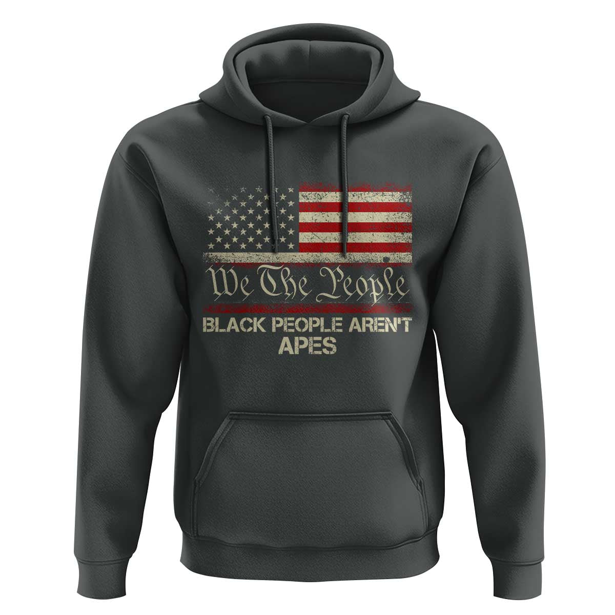 Black People Aren't Apes Hoodie We The People Anti Racist Protest