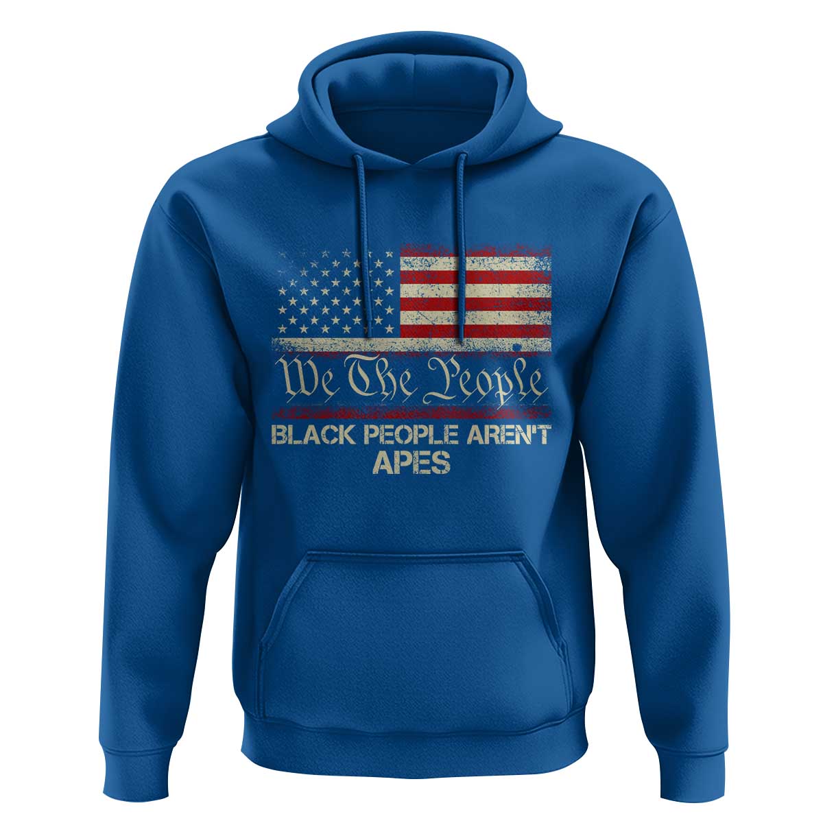 Black People Aren't Apes Hoodie We The People Anti Racist Protest