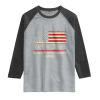 Black People Aren't Apes Raglan Shirt We The People Anti Racist Protest