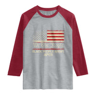 Black People Aren't Apes Raglan Shirt We The People Anti Racist Protest