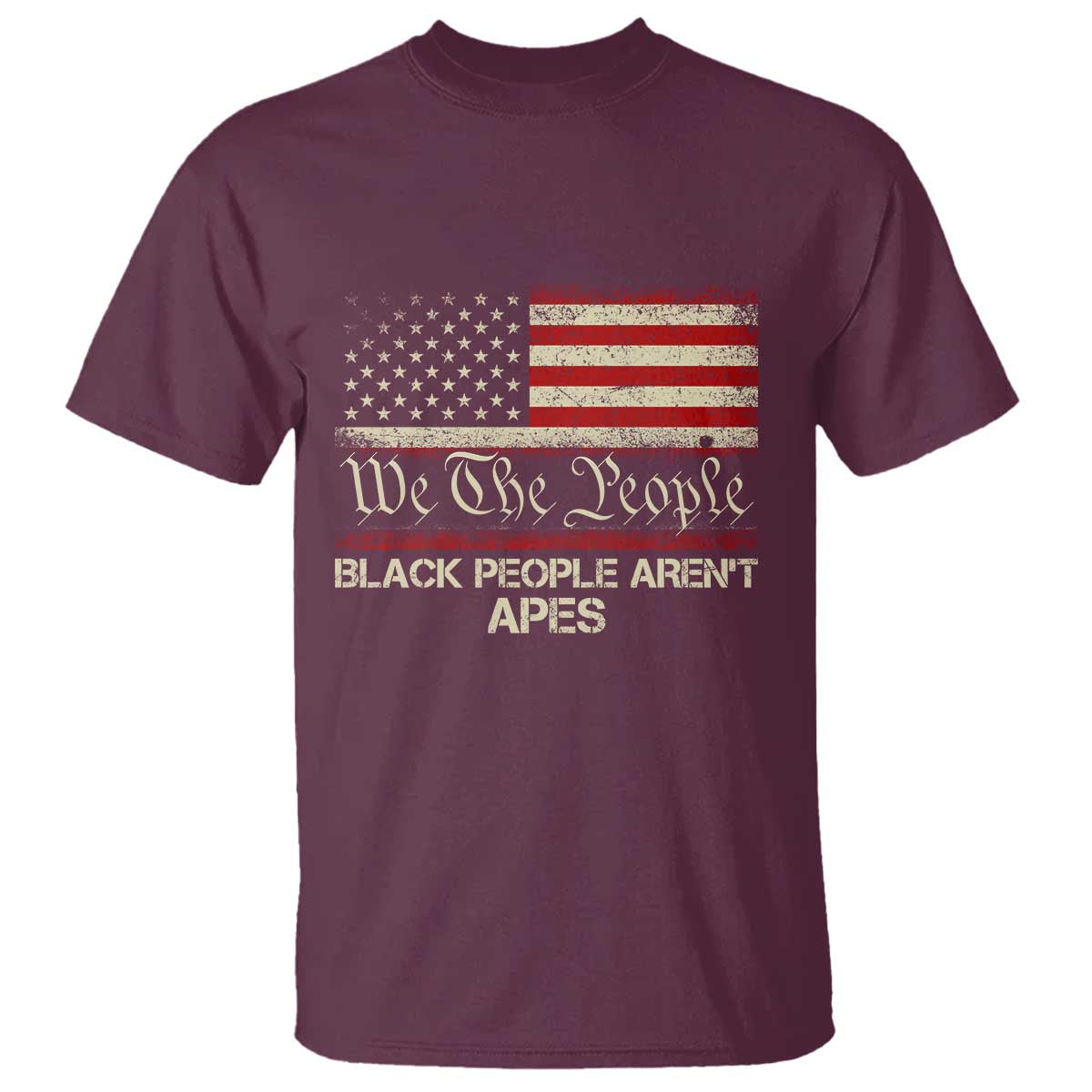 Black People Aren't Apes T Shirt We The People Anti Racist Protest