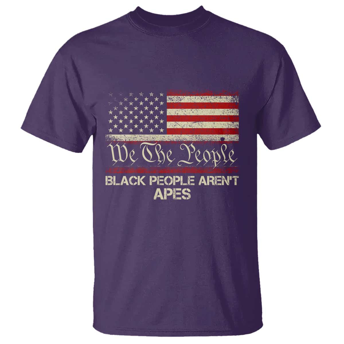 Black People Aren't Apes T Shirt We The People Anti Racist Protest