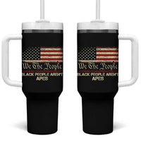 Black People Aren't Apes Tumbler With Handle We The People Anti Racist Protest