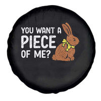 You Want A Piece Of Me Spare Tire Cover Funny Easter Chocolate Bunny