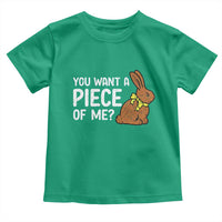You Want A Piece Of Me Toddler T Shirt Funny Easter Chocolate Bunny