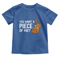 You Want A Piece Of Me Toddler T Shirt Funny Easter Chocolate Bunny