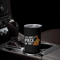 You Want A Piece Of Me Tumbler Cup Funny Easter Chocolate Bunny