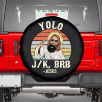 Yolo Jk BRB Jesus Spare Tire Cover Funny Easter Christian