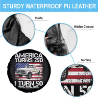 America Turns 250 I Turn 50 1976 50th Birthday Spare Tire Cover Vintage Classic Original American Old Pickup Truck