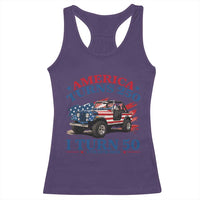 America Turns 250 I Turn 50 1976 50th Birthday Racerback Tank Top Compact Classic Off-road SUV