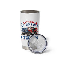 America Turns 250 I Turn 50 1976 50th Birthday Tumbler Cup Compact Classic Off-road SUV