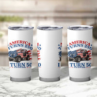 America Turns 250 I Turn 50 1976 50th Birthday Tumbler Cup Compact Classic Off-road SUV